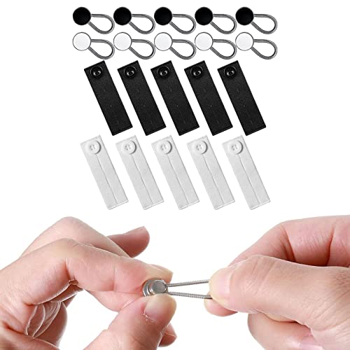 Dynwave 20x Botão Extensor Botões de Colar de Metal Extensores Calças Botões Extensores