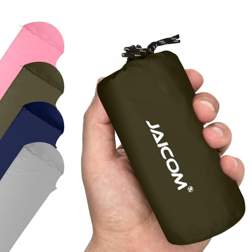 JAICOM Hüttenschlafsack Ultraleicht, Neuer Nylon Schlafsack Liner (nur 150g) - Kleines Packmaß & besonders weich Reiseschlafsack, I Ideal für Backpacking, Hostels, Hütten Camping