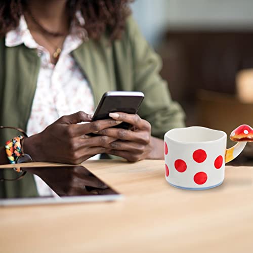 Hemoton Taza de cerámica Kawaii taza de café taza de té taza de beber creativa taza de agua vaso regalo para el día de… - Imagen 5