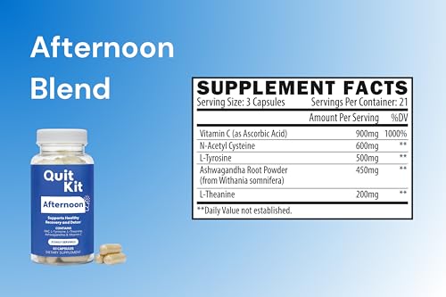 Detox & Withdrawal Support System | 21-Day Recovery Supplement for Anxiety, Stress, Sleep, Mood & Craving Support | Magnesium Glycinate, GABA, L-Theanine - Image 6