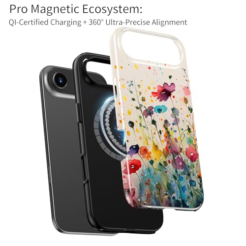 Coque iPhone 17 Air antichoc double couche compatible induction avec motifs - 2