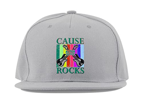Casquette guitare électrique en coton gris le cadeau parfait pour musicien