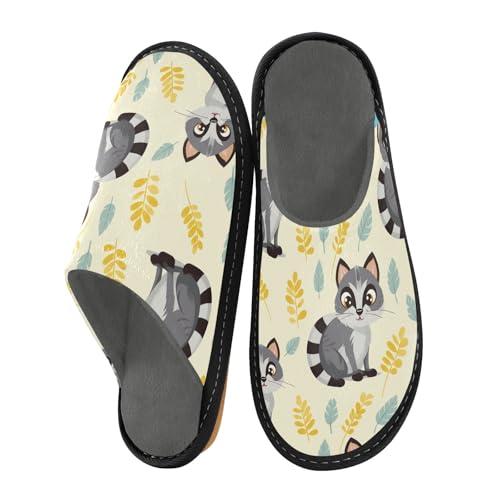 Tiger Cat Fuzzy Slippers Soft Home Bedroom Slippers for Women Men House Shoes2