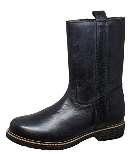 Clic! Stiefel Boots Leder Lammfell, Schwarz, EU 36