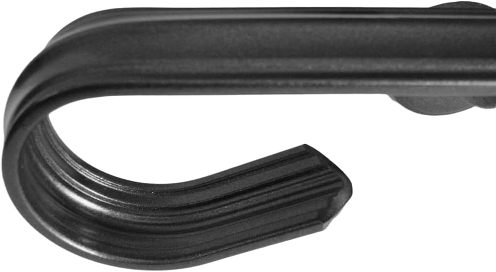 Kenosha Iron 3 Ft Wrought Iron Handrail Staircase Porch Deck Railing- Made in America- Wall Mounted Black Metallic Indoor Outdoor Installation Hardware Included…