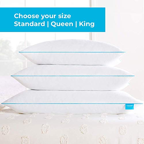 Linenspa LZSS02SD Two Pack Shredded Gel Memory Foam Pillow – Cooling Bed Pillow thumb #6