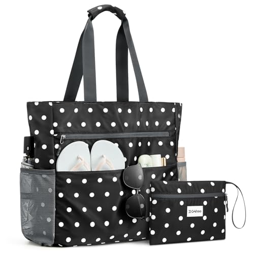 Image of G4Free Beach Bag, Waterproof Sandproof Beach Tote Bag, Large Capacity Foldable for Women