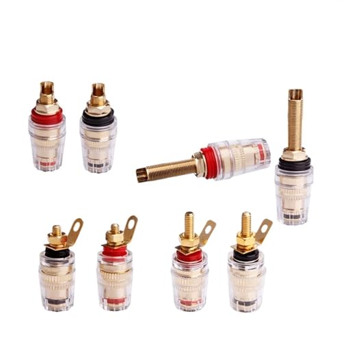 Evita pérdidas de sonido con poste de encuadernación cristal latón 4mm largo