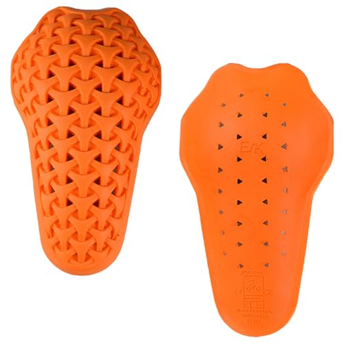 BINGGA Orange Motorrad Knieschoner, Stoßdämpfend