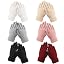 6 Pack, Black & Grey & Beige & Pink & Red & White