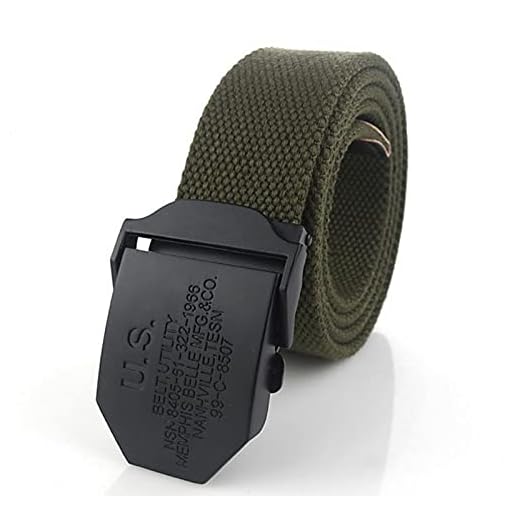 HDDSHJ Ceinture en Jeans Toile - U, S Alphabet Militaire Tactique Ceinture pour Hommes, Vert Armée Robuste Boucle À Dégagement Rapide Ceinture pour Femmes 3,8 Cm De Large Extra-Long Unisexe pour Salo
