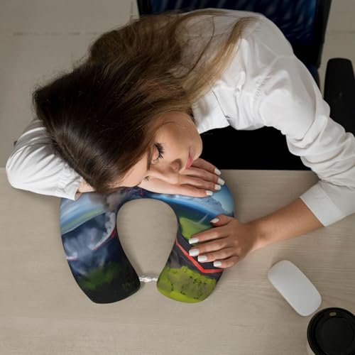 Almohada de poliéster talla única para viaje cómoda miniatura 7