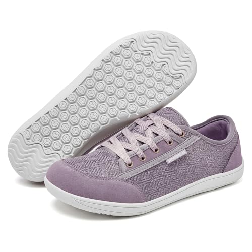 Image of HOBIBEAR Barefoot Shoes for Women Men Zero Drop Sole Wide Toe Box Walking Sneakers