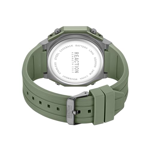 Image of Kenneth Cole Reaction Green Dial Men's Watch - KRWGQ0069604