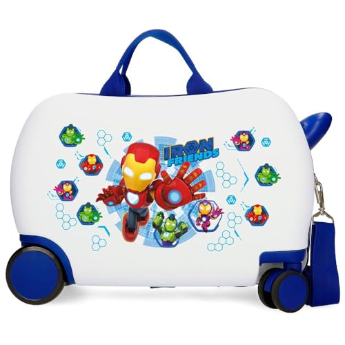 Valise enfant Joumma Marvel blanche cadeau de voyage rigide
