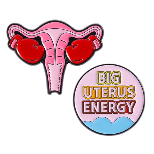 Image of Uterus Pin Medical Obgyn Pins Stethoscope Brooch Medicine Symbol Lung Brooch for Gynecologist Medical Doctors Nurse Gifts Jewelry