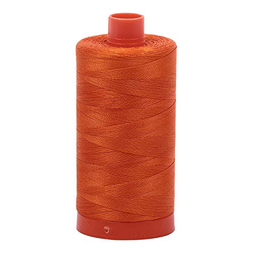 Hilo Aurifil algodón 50wt 1422 yd naranja miniatura 1