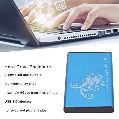 Caja externa 2.5" USB 3.0 aluminio 4TB azul miniatura 4