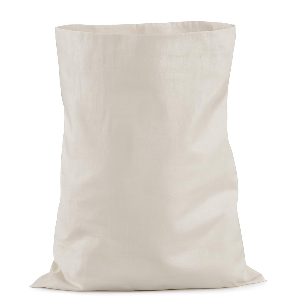 Serenara Heavy-Duty Woven Polypropylene Rubble Sacks Bags 36×24 In – Extra Strong (Pack Of 10)