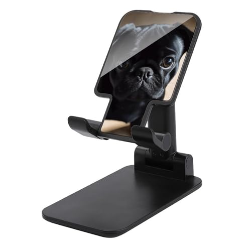 Support de téléphone portable réglable et pliable noir pour bureau et iPhone 14 15 16 Pro Max