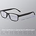 2 Pack Reading Glasses, Computer Readers with Blue Light Protection for Women, Stylish Spring Hinges Eyeglasses for Men (4.0)