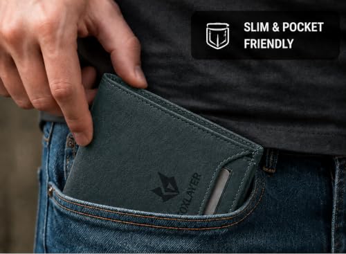 FOXLAYER Men's Slim Bifold Wallet - Image 8