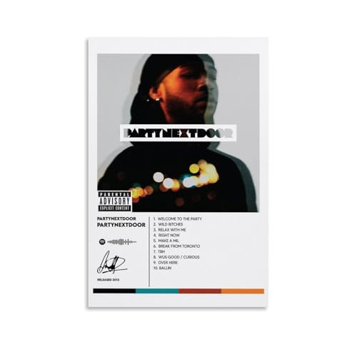 PARTYNEXTDOOR Album Art Canvas Wall Poster - 12x18inch (30x45cm) - Modern Family Bedroom Decor