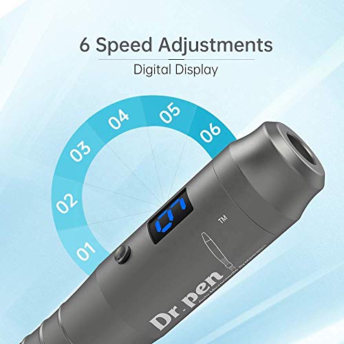 Image of R A Products Dr. Pen Ultima M8 Professional Wireless Auto Pen Kit for Face Body w /6pcs Tips (4Pcs 16pins + 2Pcs 36pins)