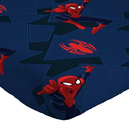 Jay Franco Marvel Spiderman Saving The Day 4 Piece Full Sheet Set