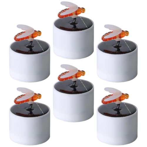 Bougies solaires chauffe-plat SHINEOFI en Pp et Led résistantes avec motif abeille