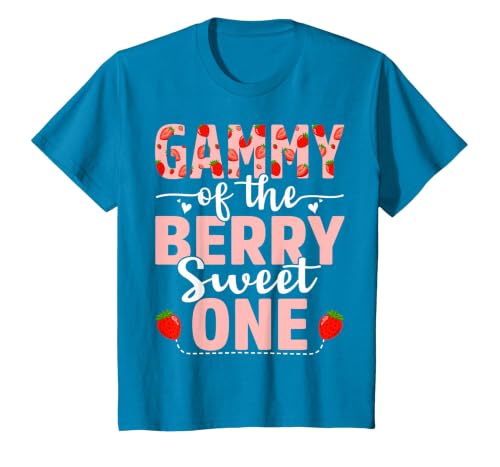 Gammy of The Berry Sweet One Birthday Strawberry Gammy T-Shirt, Youth, Sapphire Blue, 2T