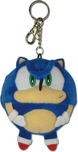 Great Eastern Entertainment Sonic The Hedgehog - Ball Plush 01 Keychain, Multicolor