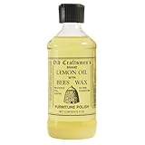 Old Craftsmen's Lemon Oil with Bees Wax Furniture Polish, 12 Bottle Pack