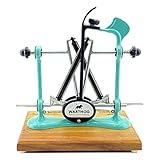 Warthog V-Sharp Elite Knife Sharpeners with Deluxe Wooden Base, Diamond Rods, Adjustable Angles, Metal Frame Construction