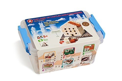 Wise Elk Toy House construction set, real ceramic bricks, gypsum reusable building kit, 430 pcs, educational toy, architecture model kit