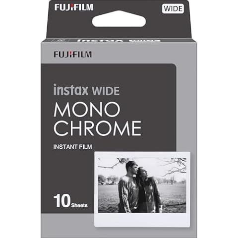 FUJIFILM Instax Wide Monochrome Film - 10 Exposures Cover