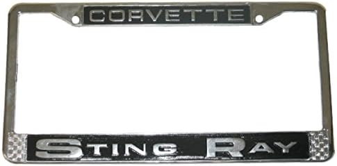 1963-1967 Corvette License Plate Frame C2 Sting Ray