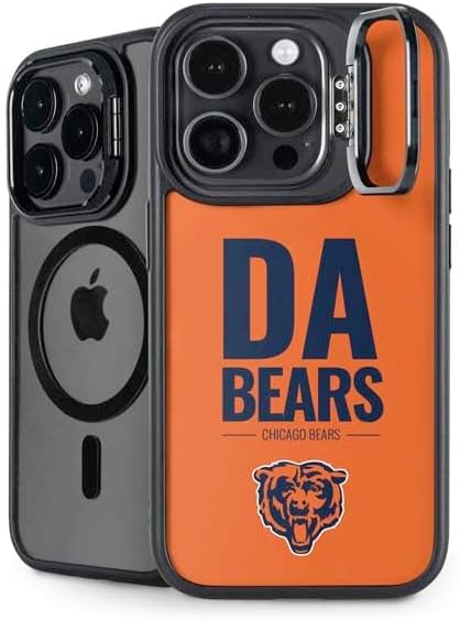 Skinit Kickstand Phone Case Compatible with iPhone 14 Pro Max - Officially Licensed NFL Chicago Bears - Alternate Distressed Design