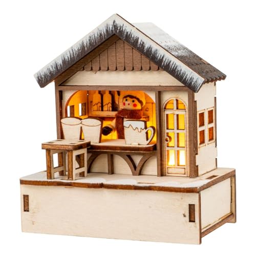Ideen mit Herz | LED-Haus | Weihnachtsmarkt | Miniatur-Häuschen |...