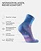 DANISH ENDURANCE Quarter Laufsocken, Knöchelhohe Sportsocken, Atmungsaktive Socken, Damen & Herren, 5 Paar, Blau, 39-42