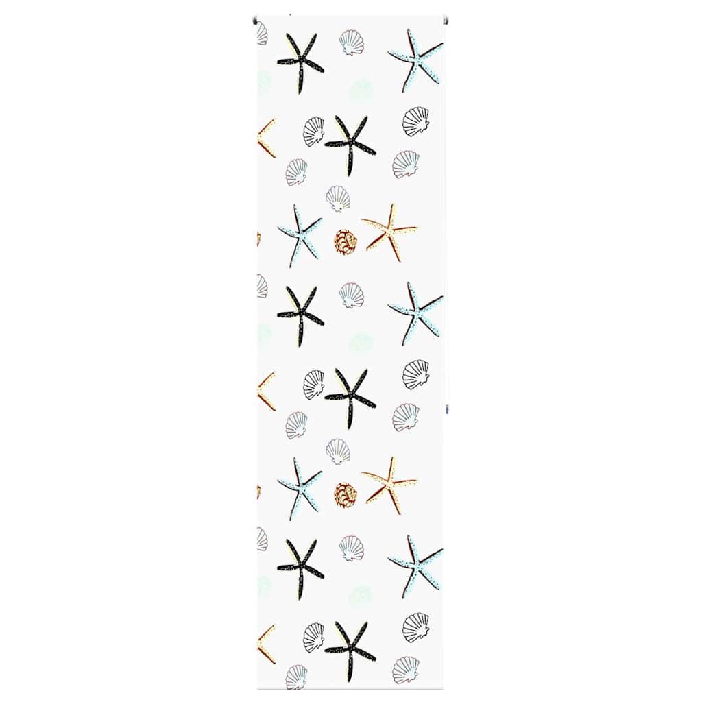 Cortina de ducha enrollable de 70 x 240 cm con tejido PEVA ancho 66 cm, impermeable, protección visual, conector de cadena, montaje versátil con tornillos o abrazaderas para baño, ventanas