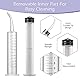 12ML Kunststoff Curved Spritze,6 Stück Einweg Dental Spritze,Zahnspritze Kunststoff Dental,Dental Irrigation Spritze mit Gebogener Spitze für Die Zahnpflege,Kleberfüllung, Heimtiere Pflege
