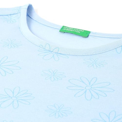 Image of UNITED COLORS OF BENETTON Girl's Cotton Fit and Flare Midi Dress