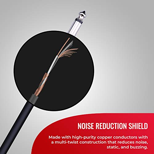 Monster Prolink Classic Speaker Cable: Straight To Straight, 3 Ft, Straight 1/4 Plugs #TOP2