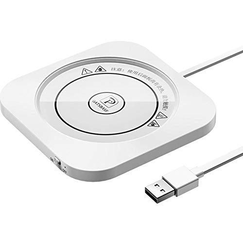 Preisvergleich Produktbild Chirsemey Mini Kaffee Tassenwärmer Automatischer Teetassen 55-Grad-Thermostatuntersetzer Heizmatte USB-Getränkewärmer Heizplatte Für Kaffee Milch Home Office for sale successful