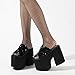 Women'S Clip Toe Wedge High Top Roman Sandals Fashion Comfortable Round Toe Soft Wide Sole Thong Adjustable Buckle Hidden Wedge Gladiator Sandals For Summer Beach Walking Flip Flops Ankle Bootie (black,8)