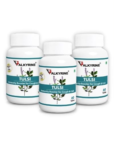Valkyrine Tulsi (Holy Basil) 500Mg Tablet,180 Tablets (Pack of 3)-image-37