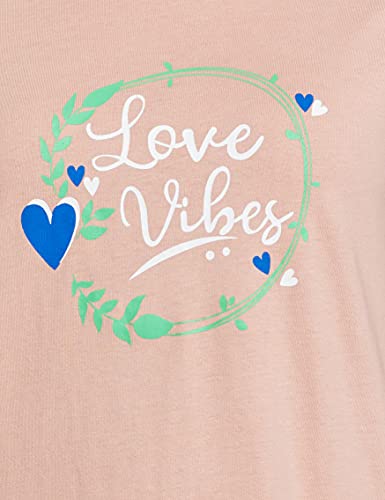 Image of Rupa Women's Cotton Hearts Pajama Pack of 1 (1352A02-DUSTY Rose-L