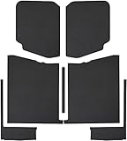 Design Engineering 50187 Black Leather Look Boom Mat Sound Deadening Kit Compatible with Jeep Gladiator JT (2020-up)