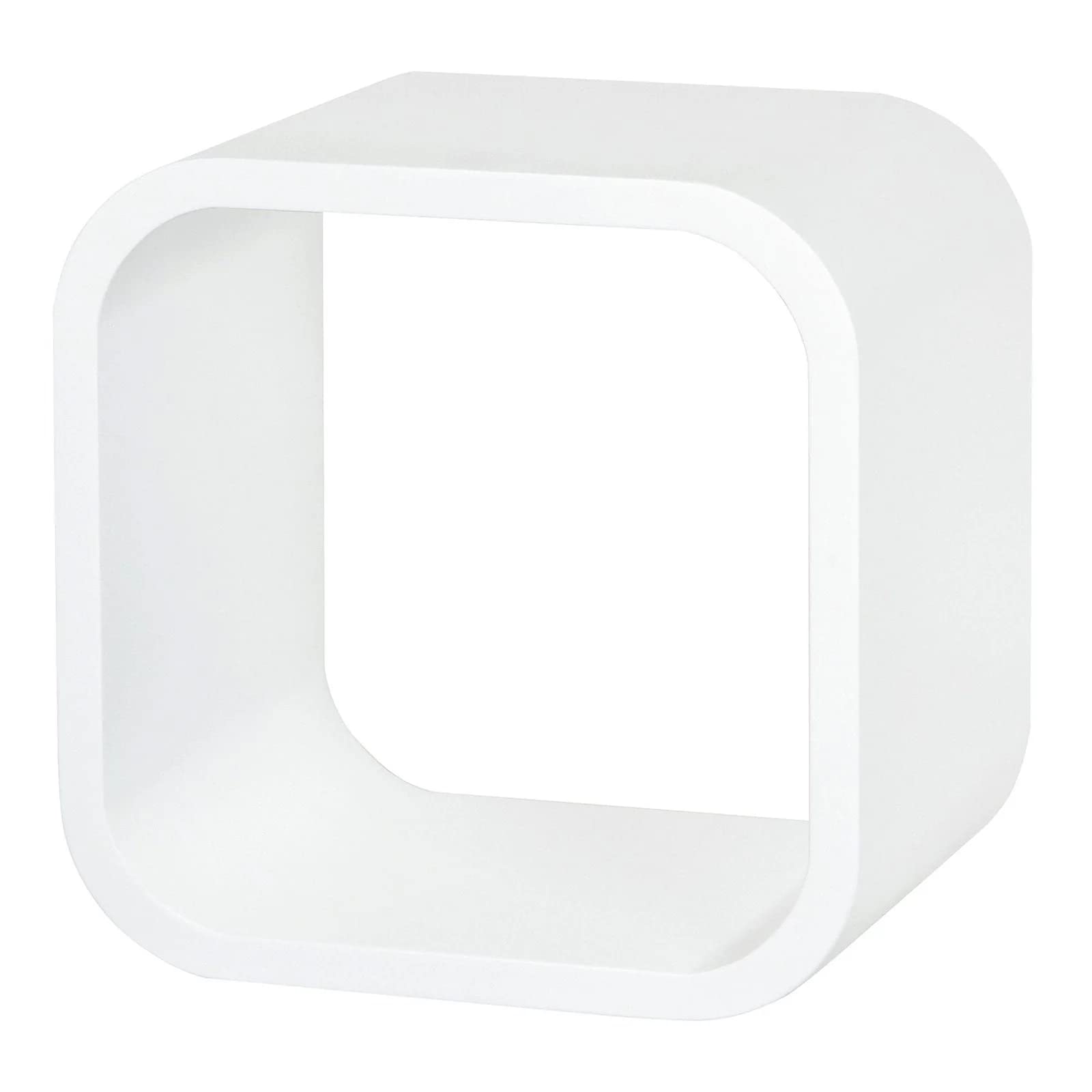 Dolle Self Supporting Softcube Shelf Cube Bookcase 25.5 x 25.5 x 20 cm White